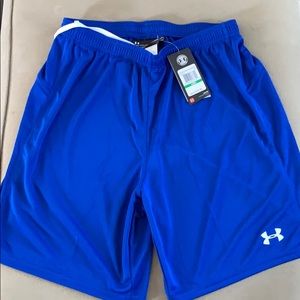 UA Mens UA Golazo Shorts Royal Blue